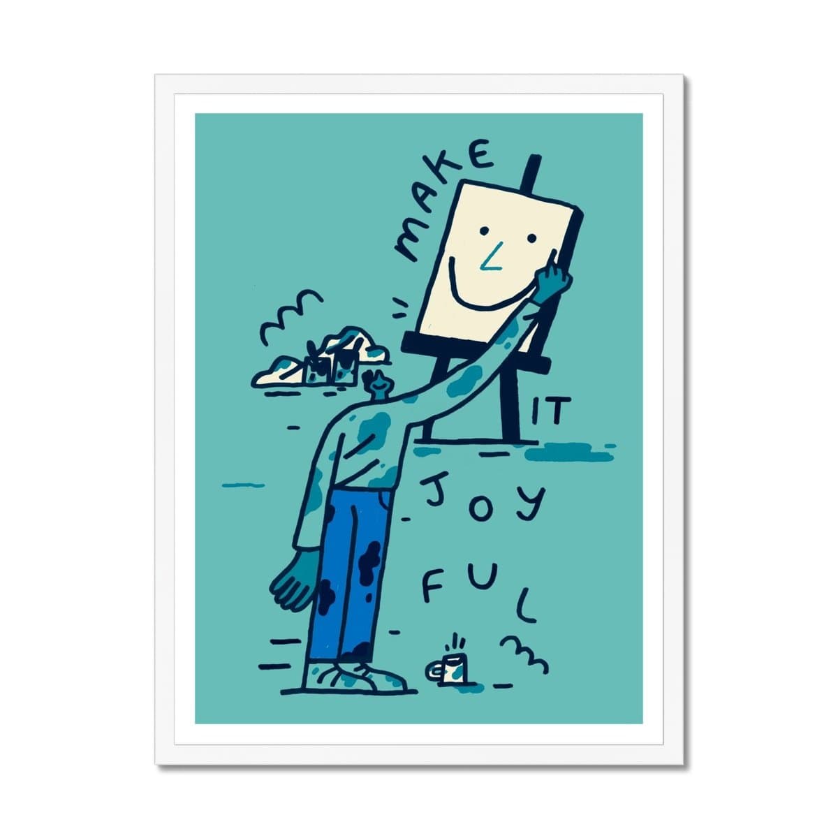 Prodigi Fine art 12"x16" / White Frame David J Mcmillan | Make it Joyful