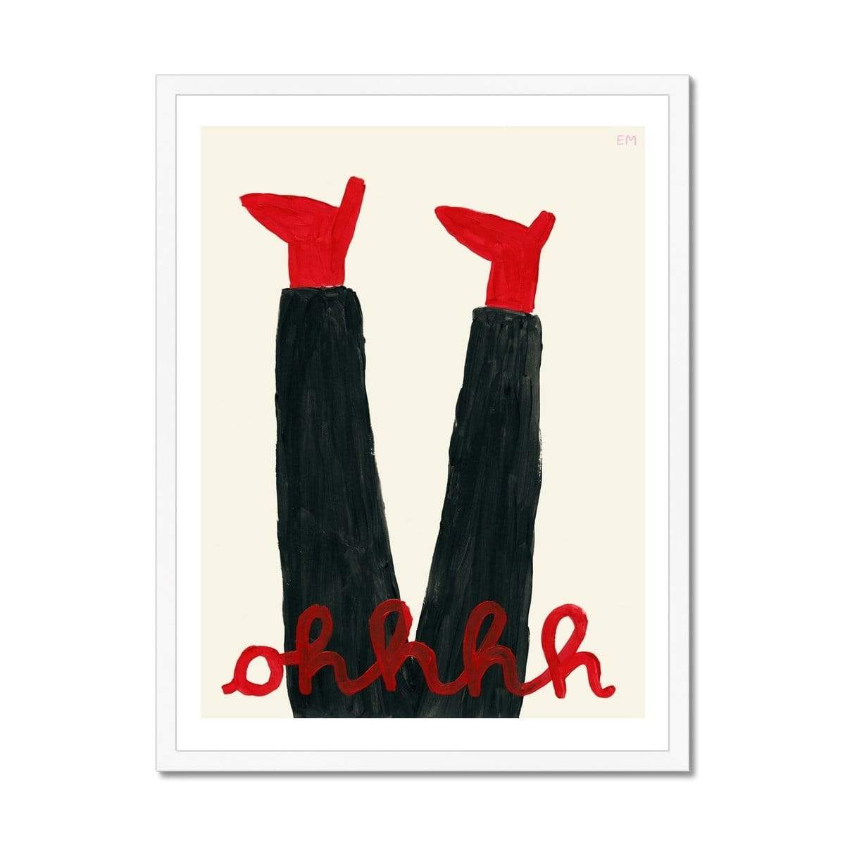 Prodigi Fine art 12"x16" / White Frame Eleonora Marton | Ohhhh