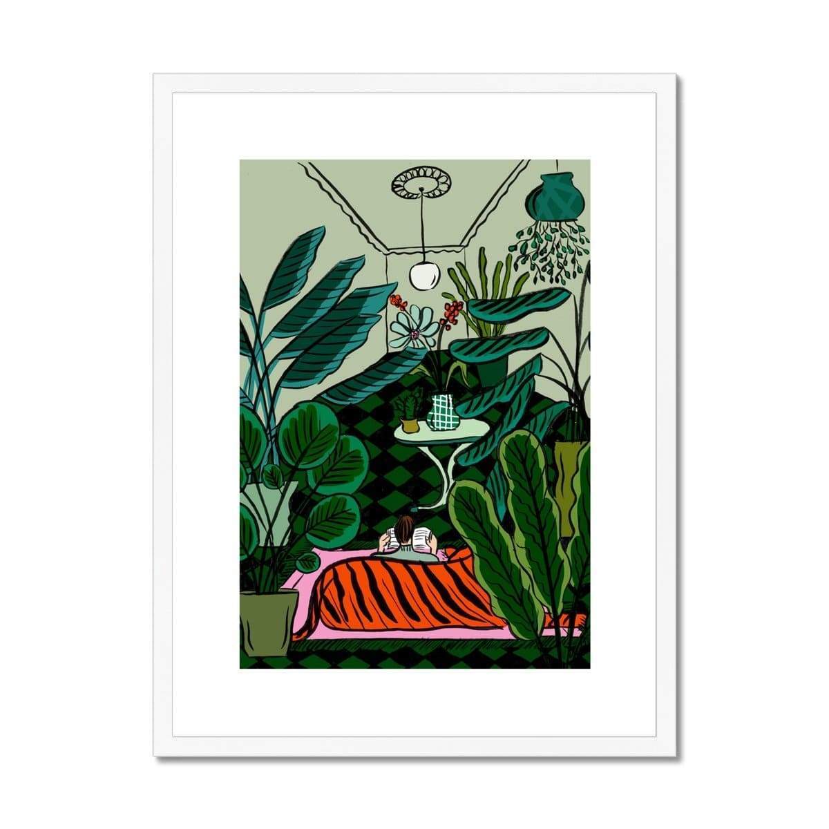 Prodigi Fine art 12"x16" / White Frame Ji Hyun Yu | Untitled