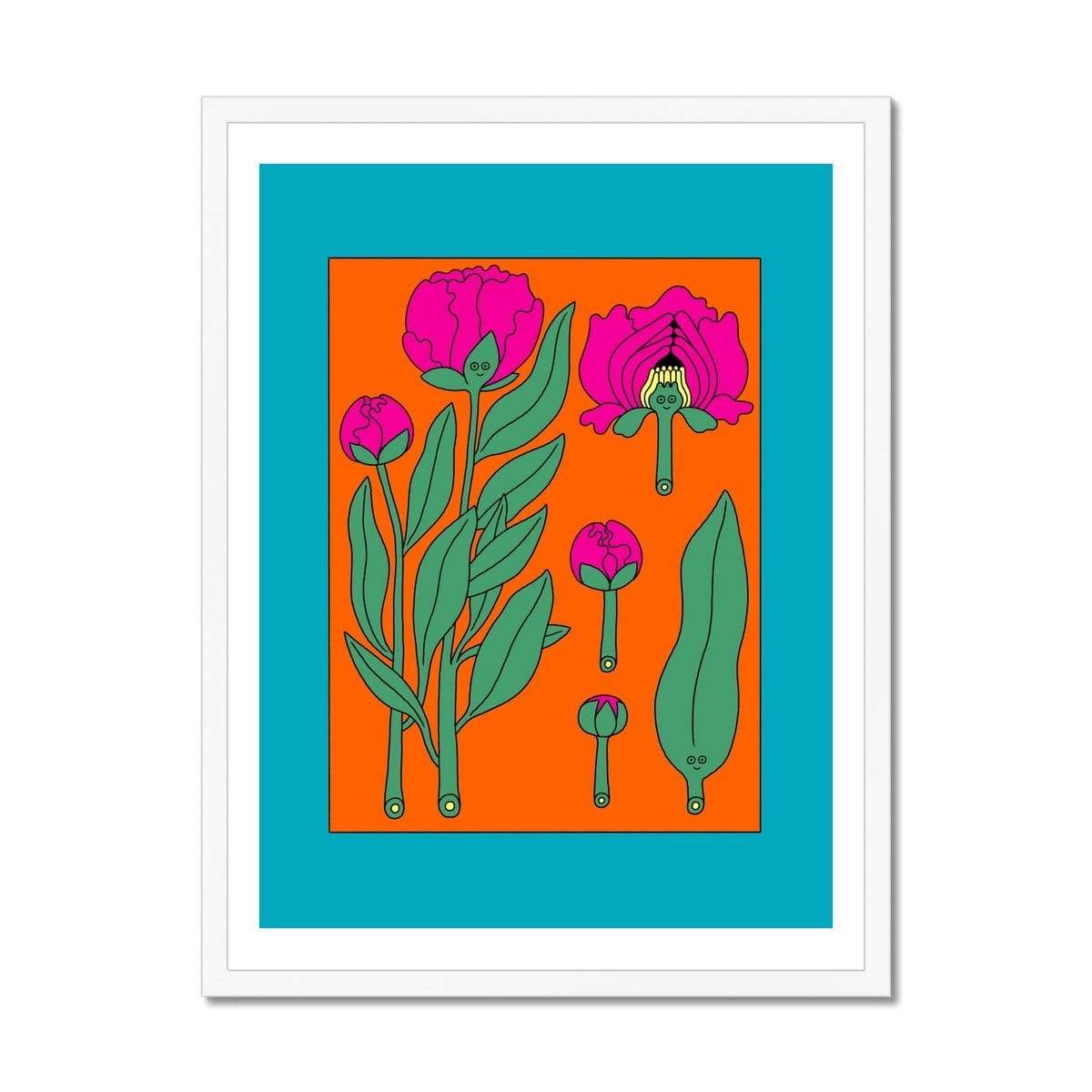 Prodigi Fine art 12"x16" / White Frame Lauren Humphrey | Peony