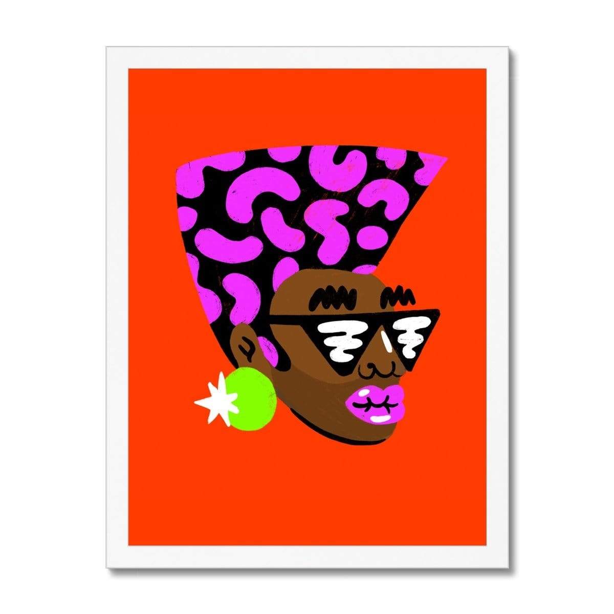 Prodigi Fine art 12"x16" / White Frame Leandro Assis | Black Realness