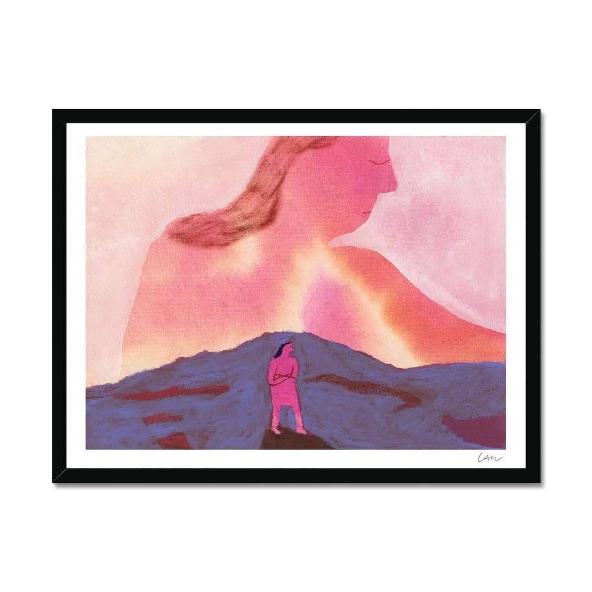 Prodigi Fine art 16"x12" / Black Frame Charlotte Ager | And Breathe