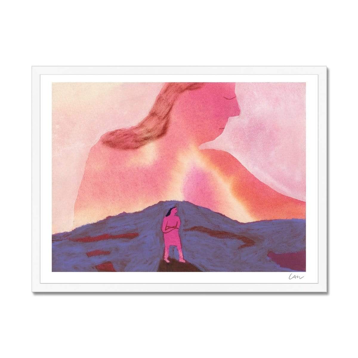 Prodigi Fine art 16"x12" / White Frame Charlotte Ager | And Breathe