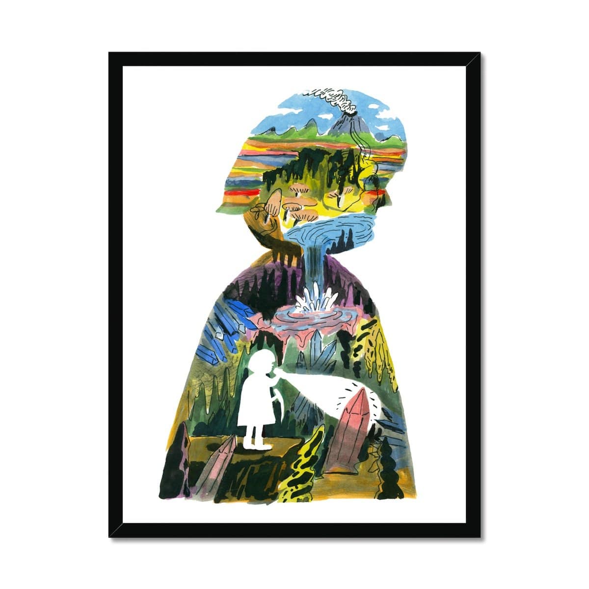 Prodigi Fine art 18"x24" / Black Frame Aart-Jan Venema | Girl