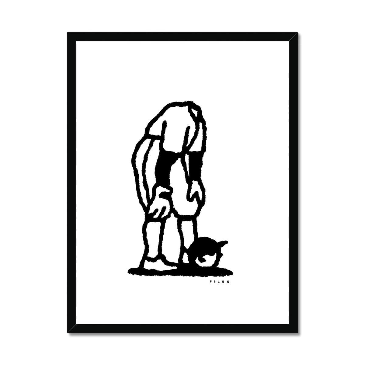 Prodigi Fine art 18"x24" / Black Frame Alain Pilon | Baseball Two