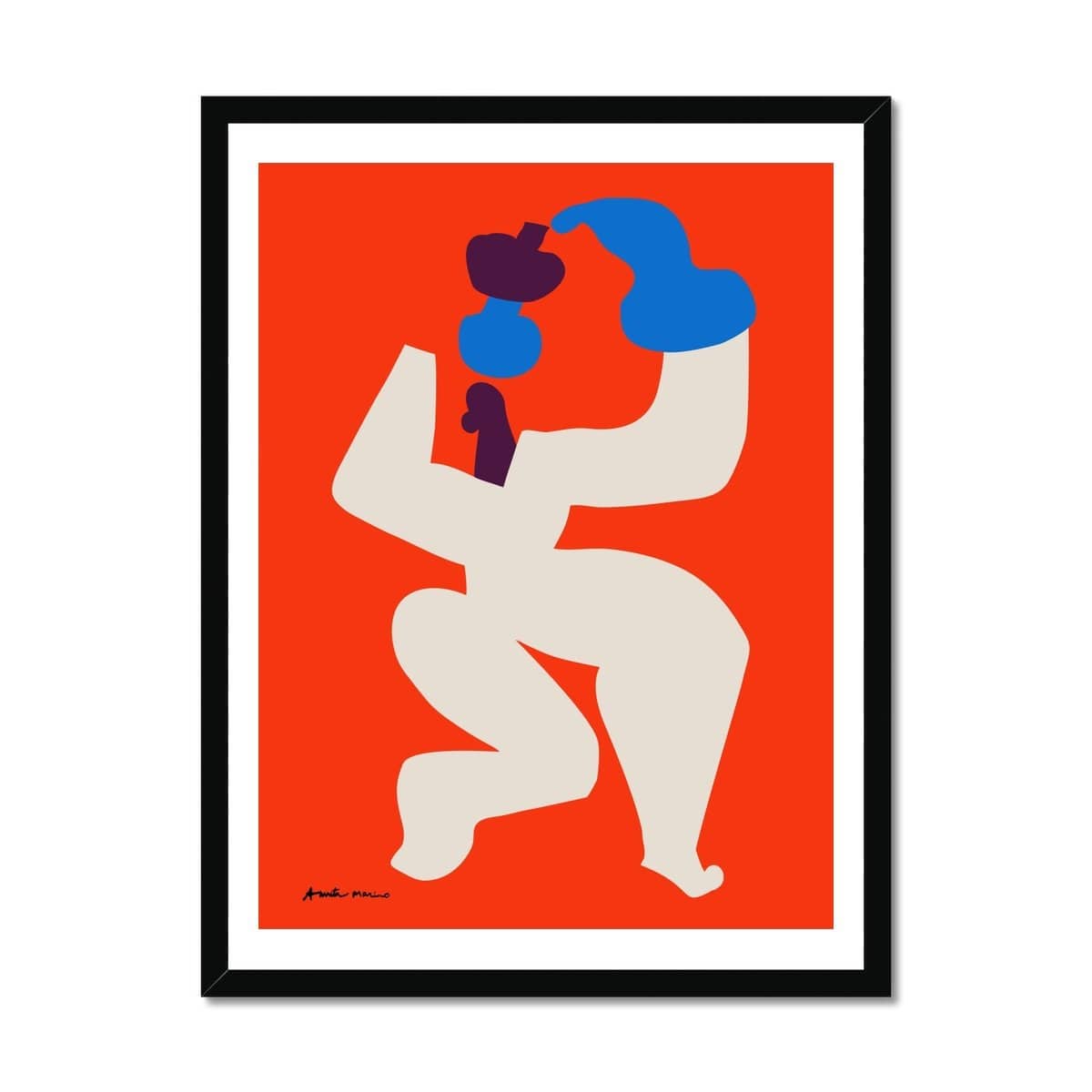 Prodigi Fine art 18"x24" / Black Frame Amrita Marino | A Big Splash