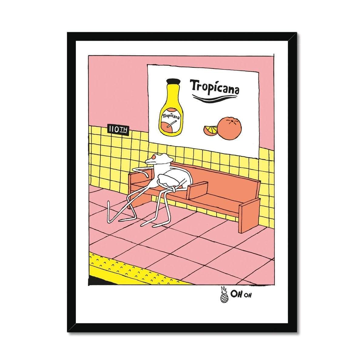 Prodigi Fine art 18"x24" / Black Frame Anna Haifisch | Subway