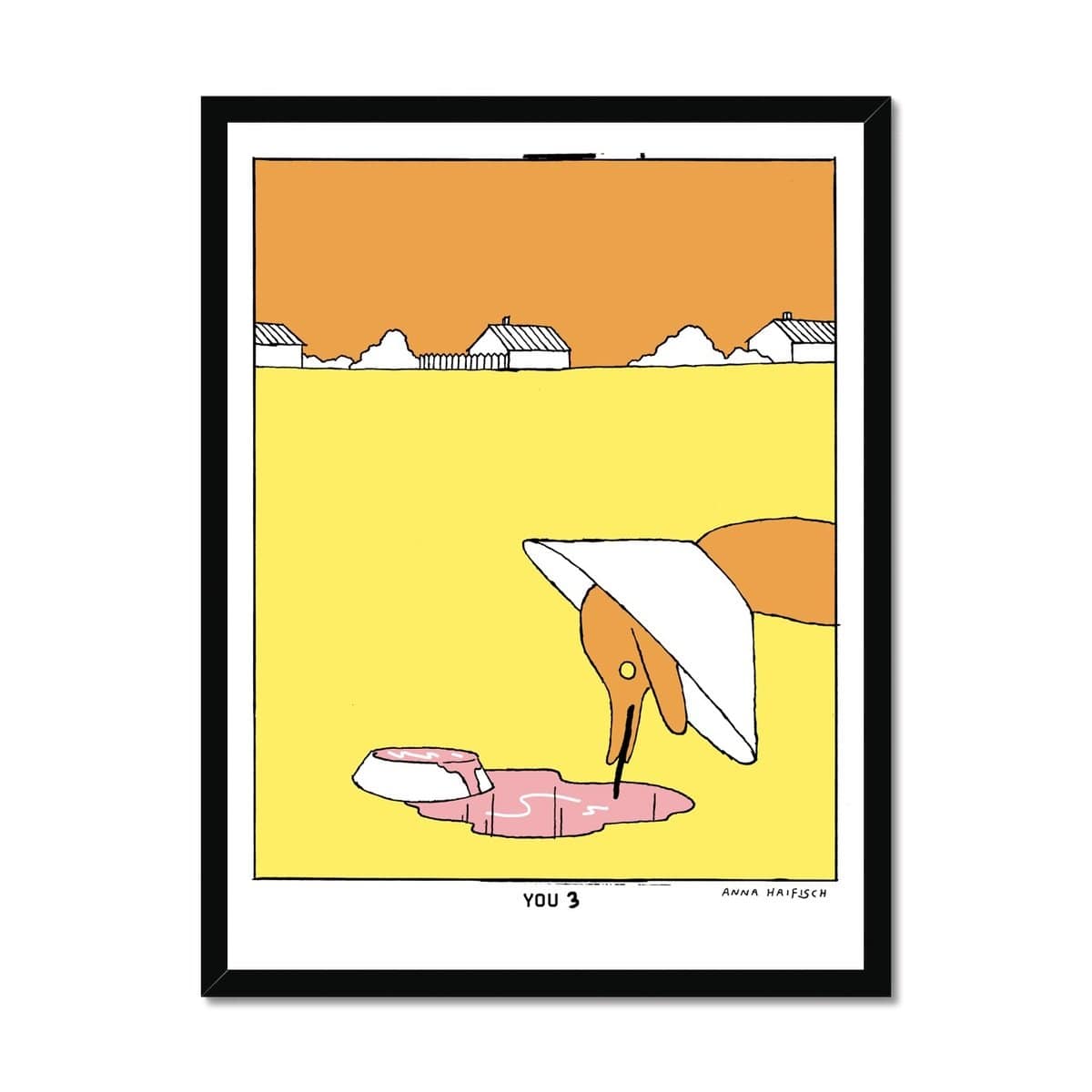 Prodigi Fine art 18"x24" / Black Frame Anna Haifisch | You 3