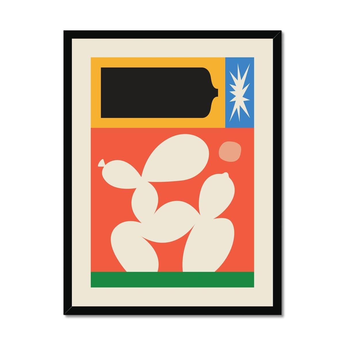 Prodigi Fine art 18"x24" / Black Frame Balloon Dog Framed Print