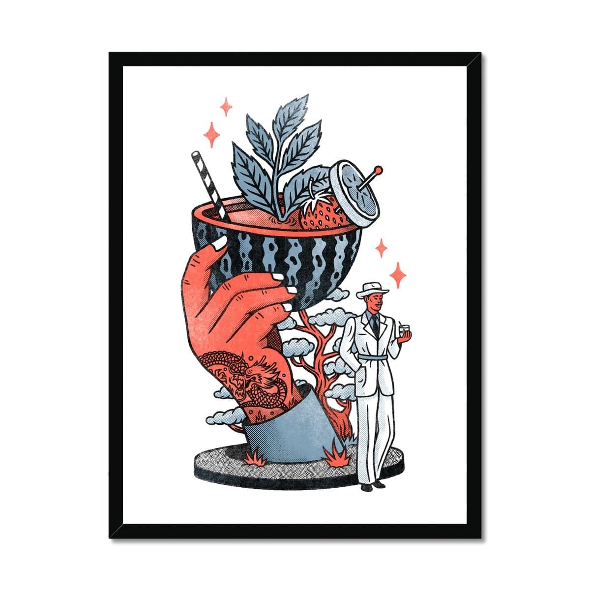 Prodigi Fine art 18"x24" / Black Frame Bene Rohlmann | Cocktail