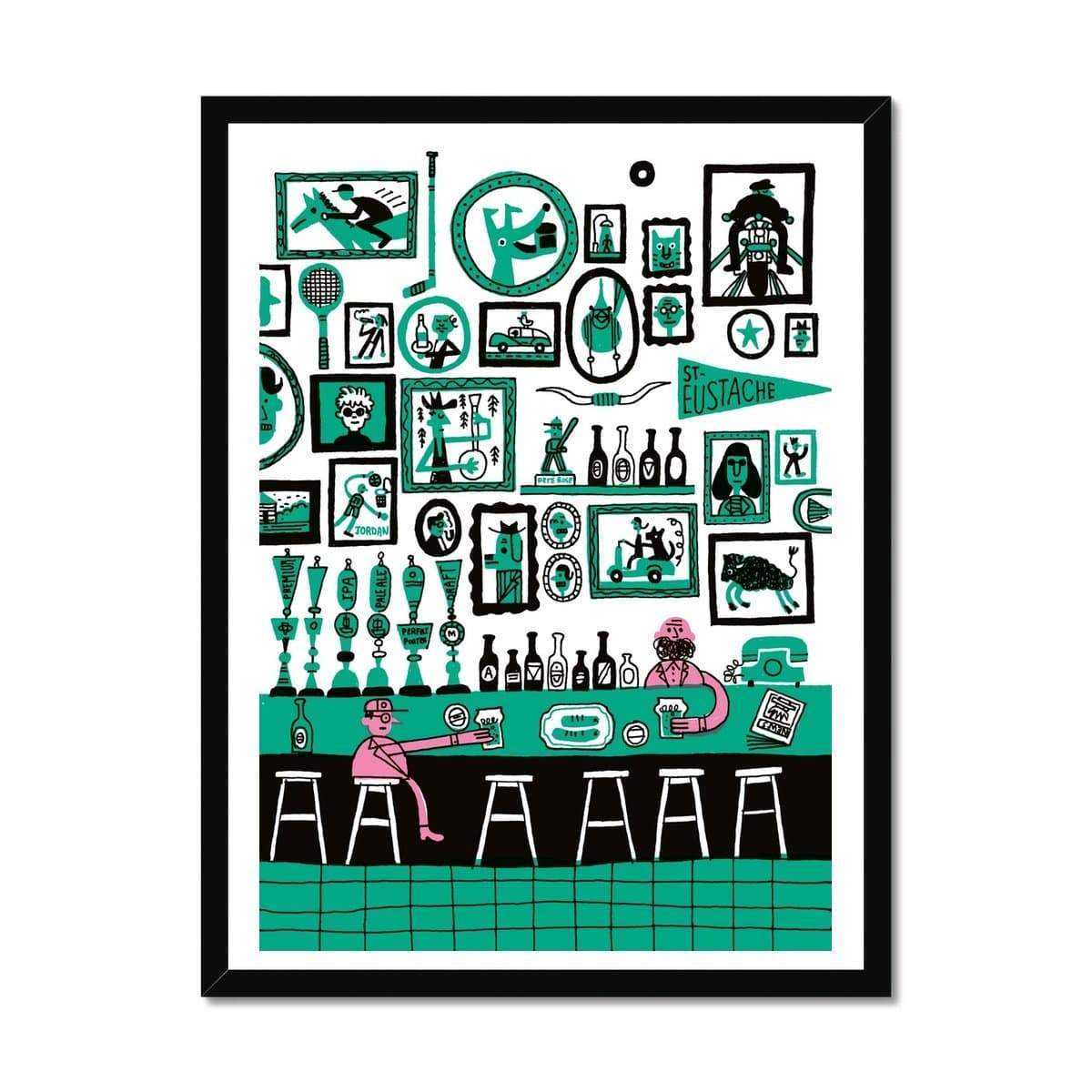 Prodigi Fine art 18"x24" / Black Frame Benoit Tardif | Mr Champagne