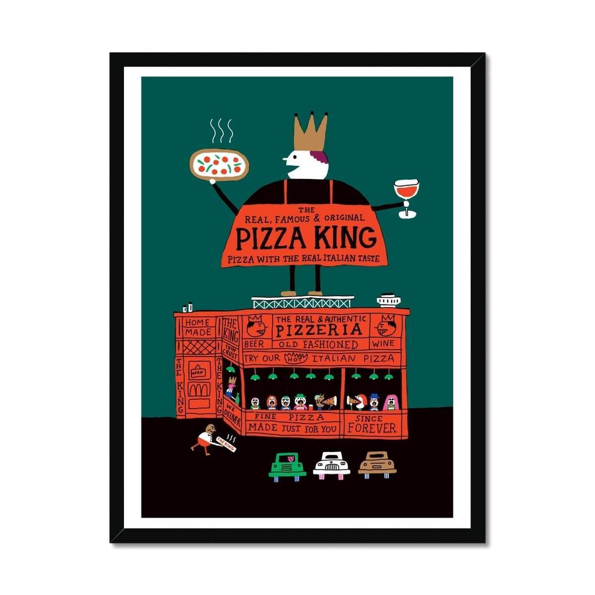 Prodigi Fine art 18"x24" / Black Frame Benoit Tardif | Pizza King 03