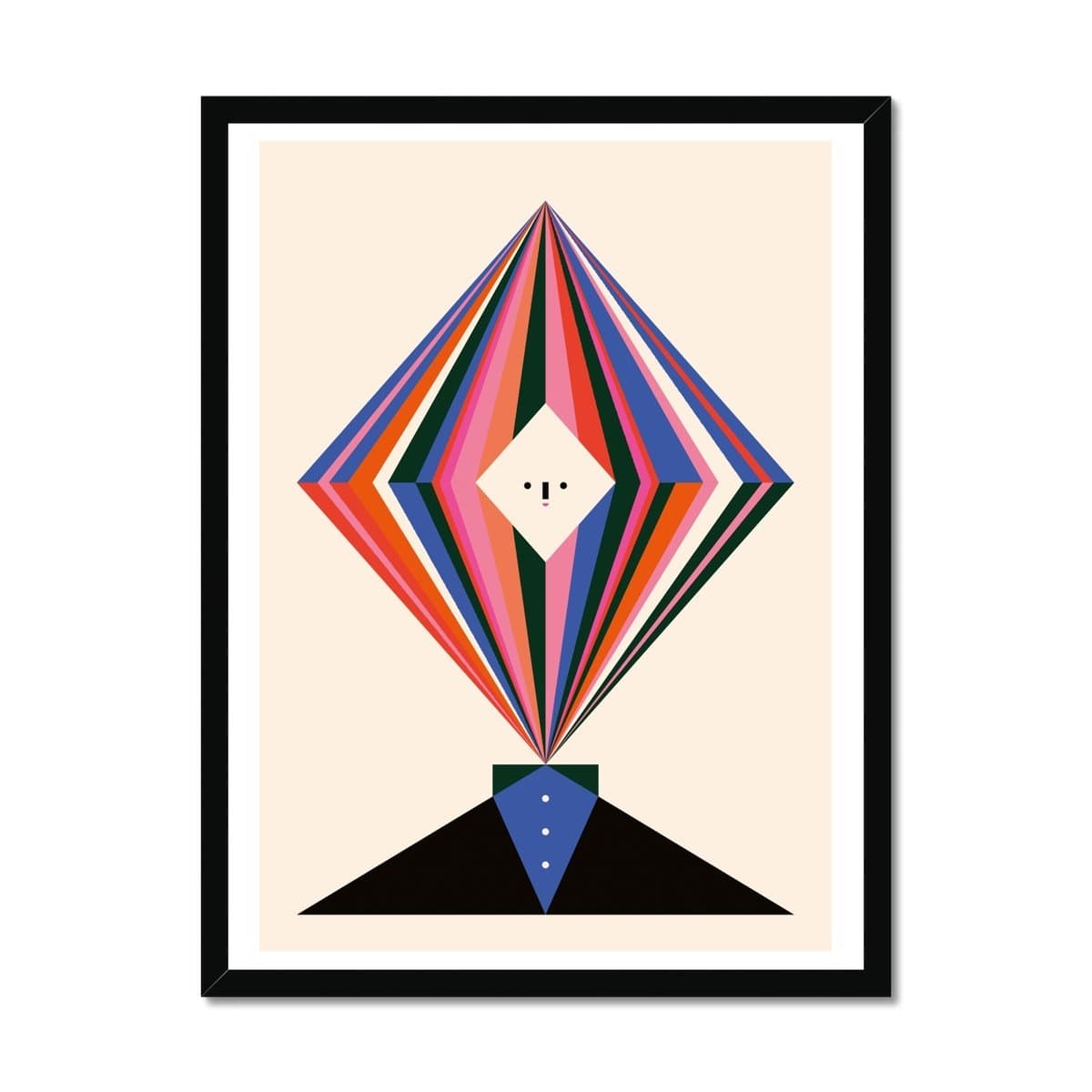 Prodigi Fine art 18"x24" / Black Frame Bratislav Milenkovic | Bright Guy 1