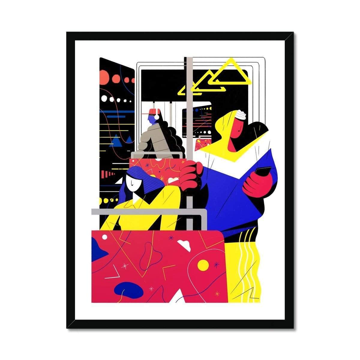 Prodigi Fine art 18"x24" / Black Frame Cathal Duane | Regular Journey of Some Distance