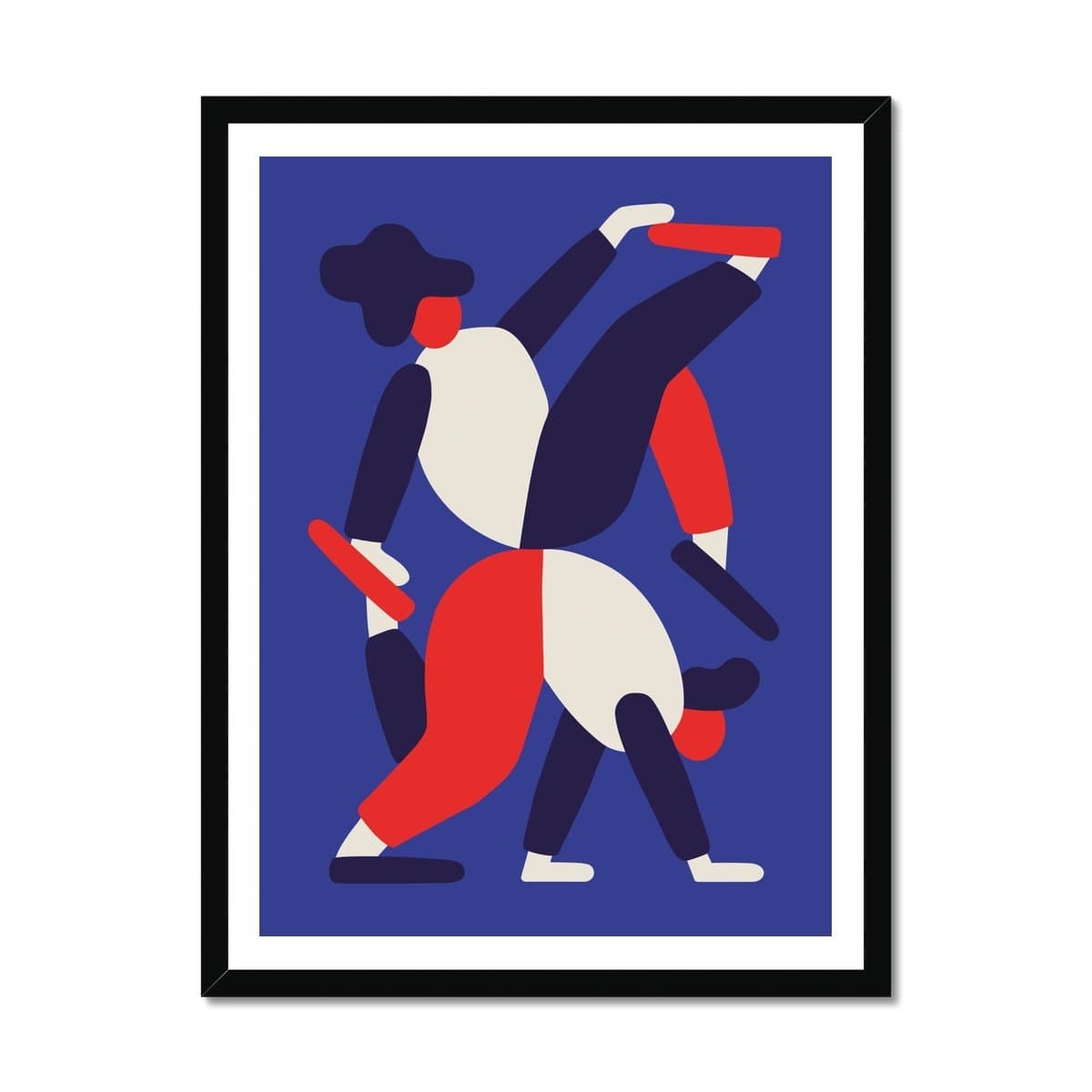 Prodigi Fine art 18"x24" / Black Frame Cecile Gariepy | Acrobats