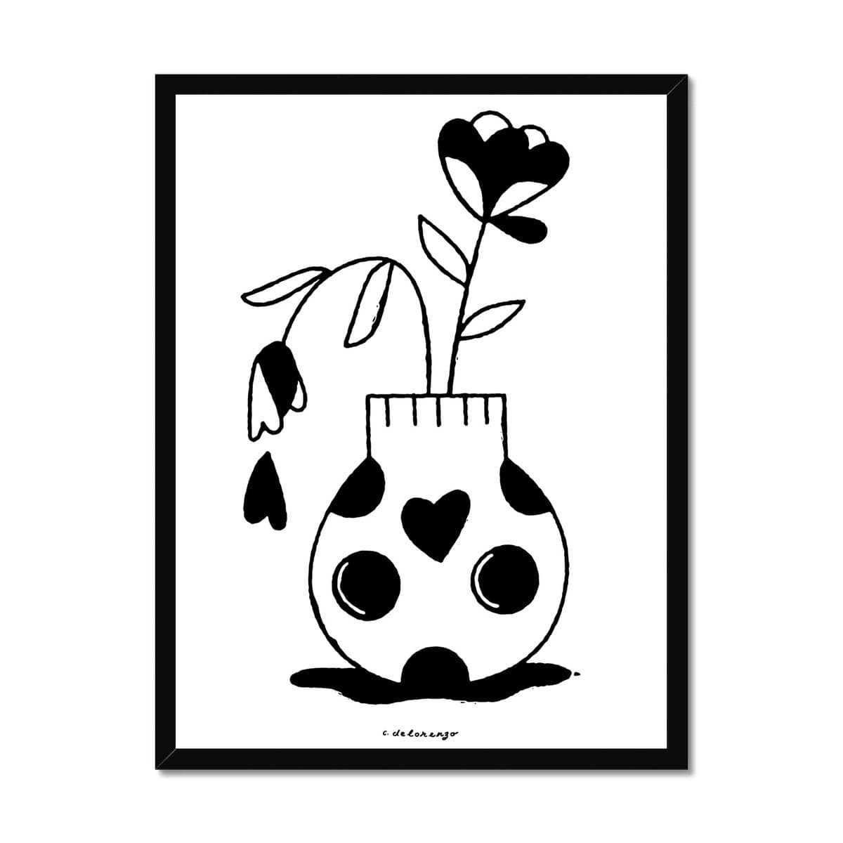 Prodigi Fine art 18"x24" / Black Frame Christopher Delorenzo | Wilted