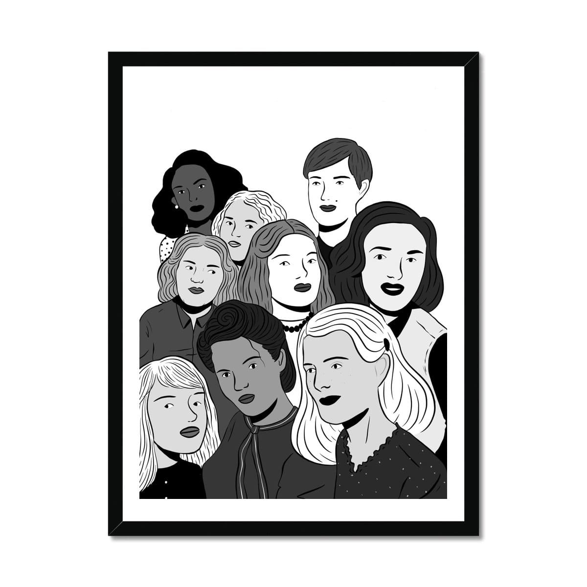 Prodigi Fine art 18"x24" / Black Frame Cloé Bourguignon | Été 1968