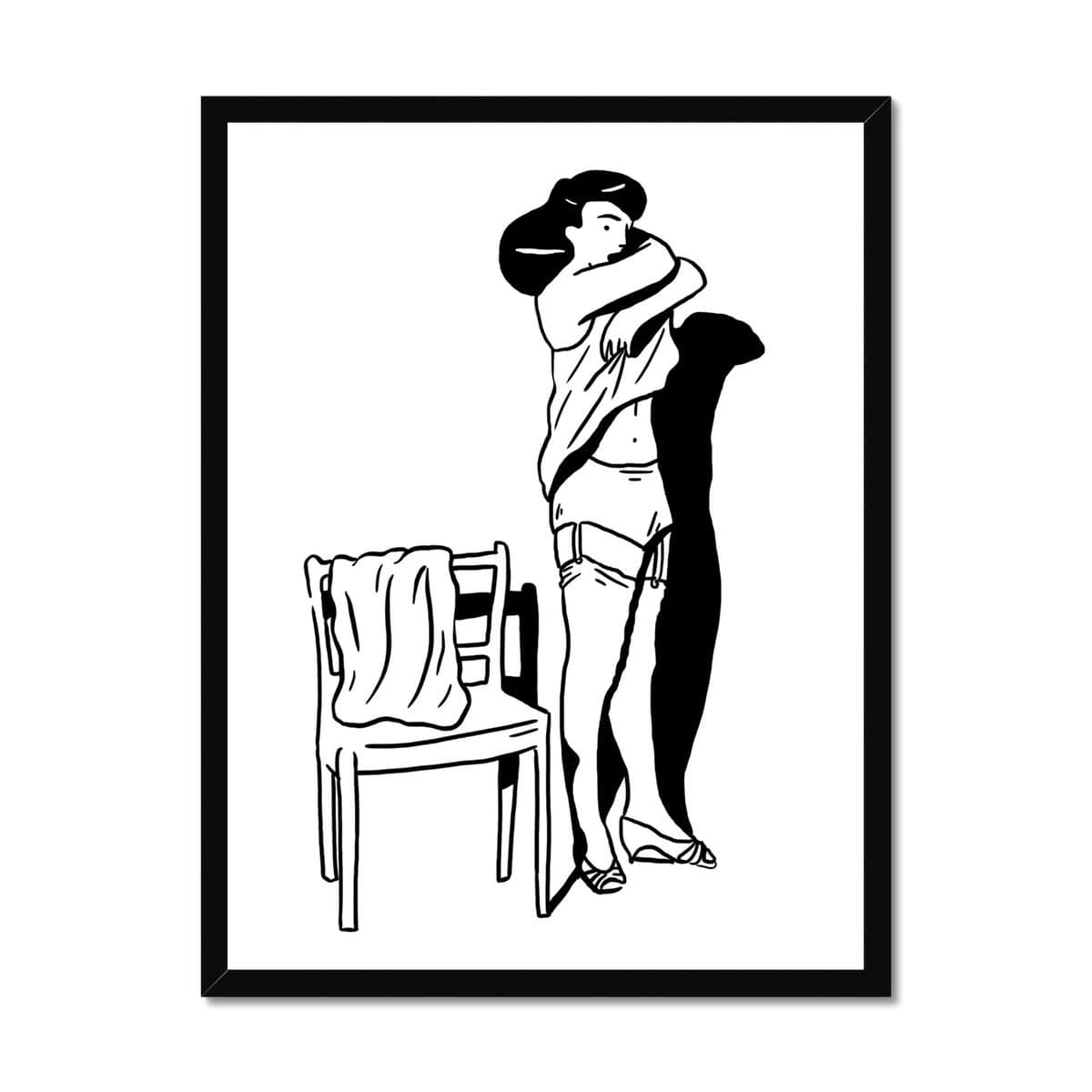 Prodigi Fine art 18"x24" / Black Frame Cloé Bourguignon | Je N'ai Rien à Vous Cacher