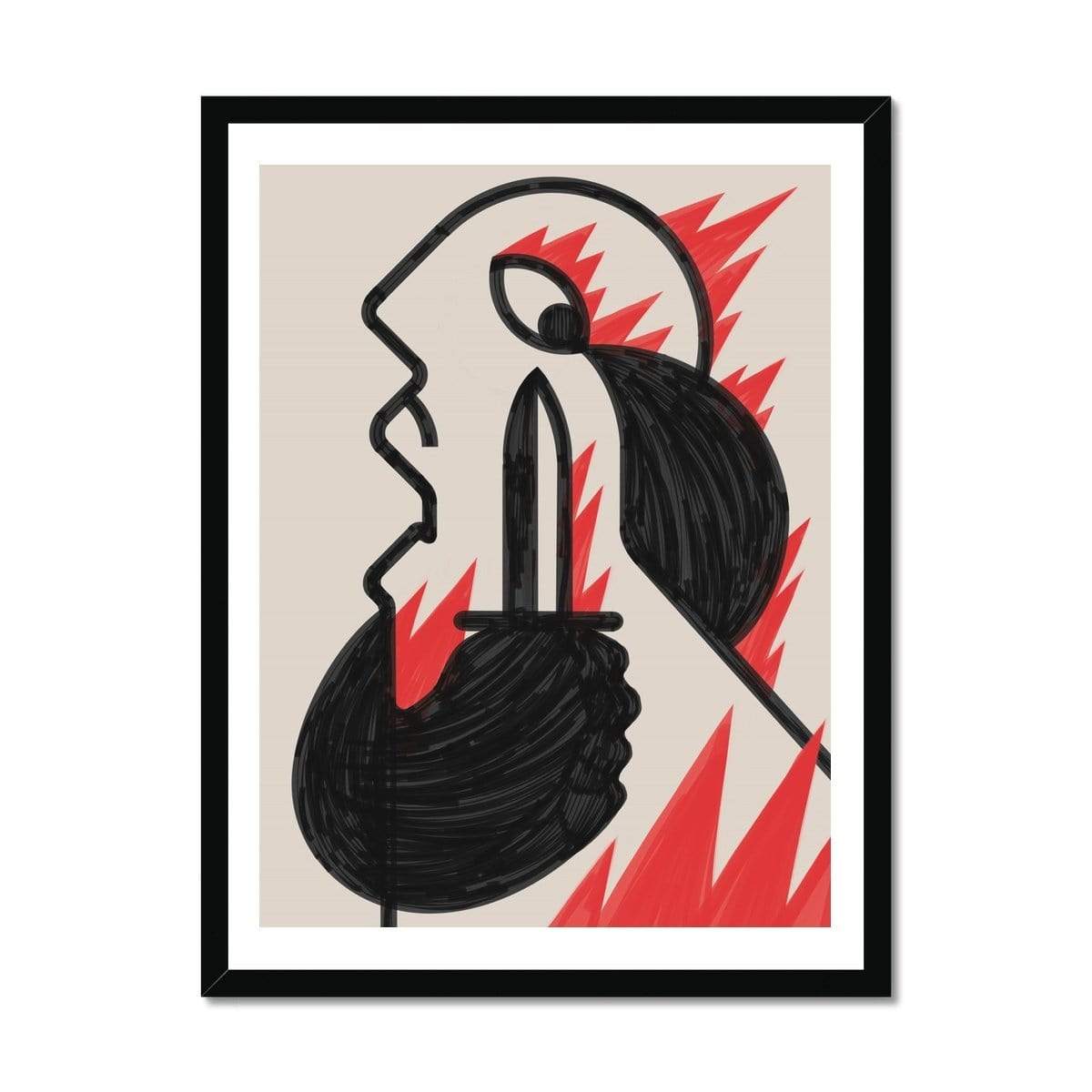 Prodigi Fine art 18"x24" / Black Frame Cristian Iacob | Self-fulfilling prophecy Framed Print