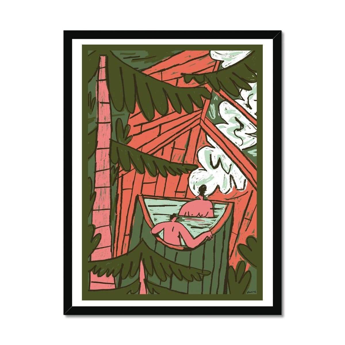 Prodigi Fine art 18"x24" / Black Frame David J McMillan | Hot Springs