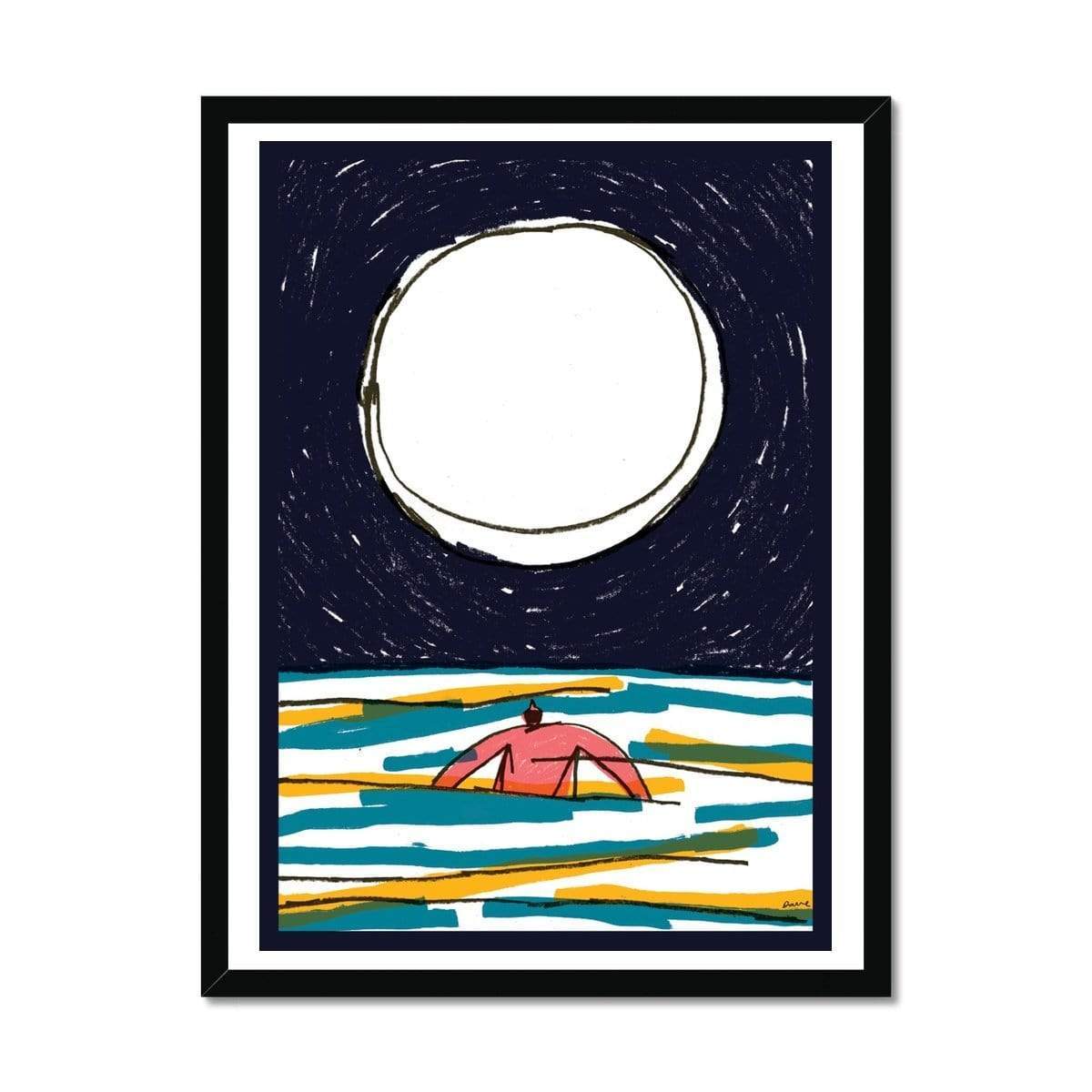 Prodigi Fine art 18"x24" / Black Frame David J McMillan | Moonlight Dip