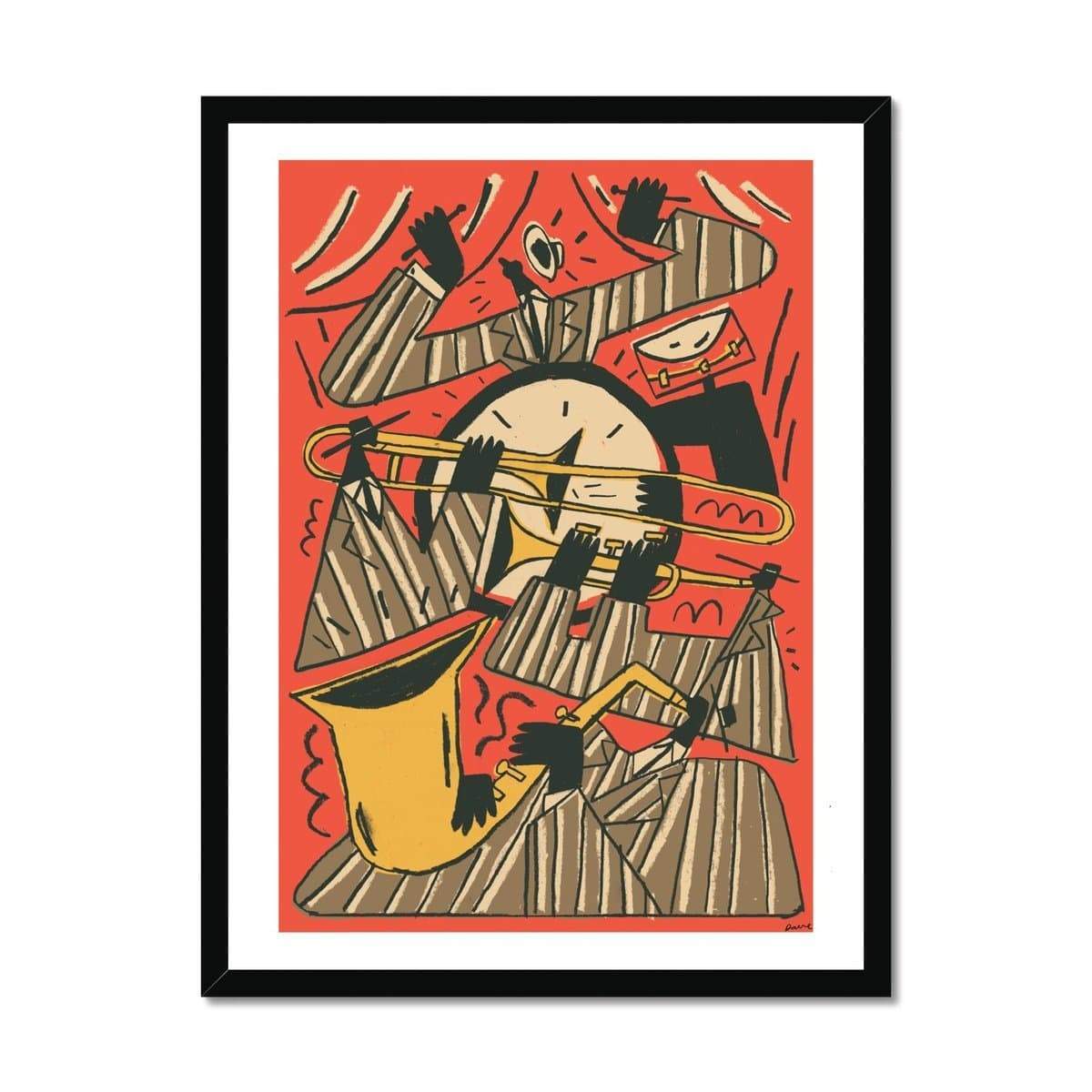 Prodigi Fine art 18"x24" / Black Frame David J McMillan | Ragtime Band