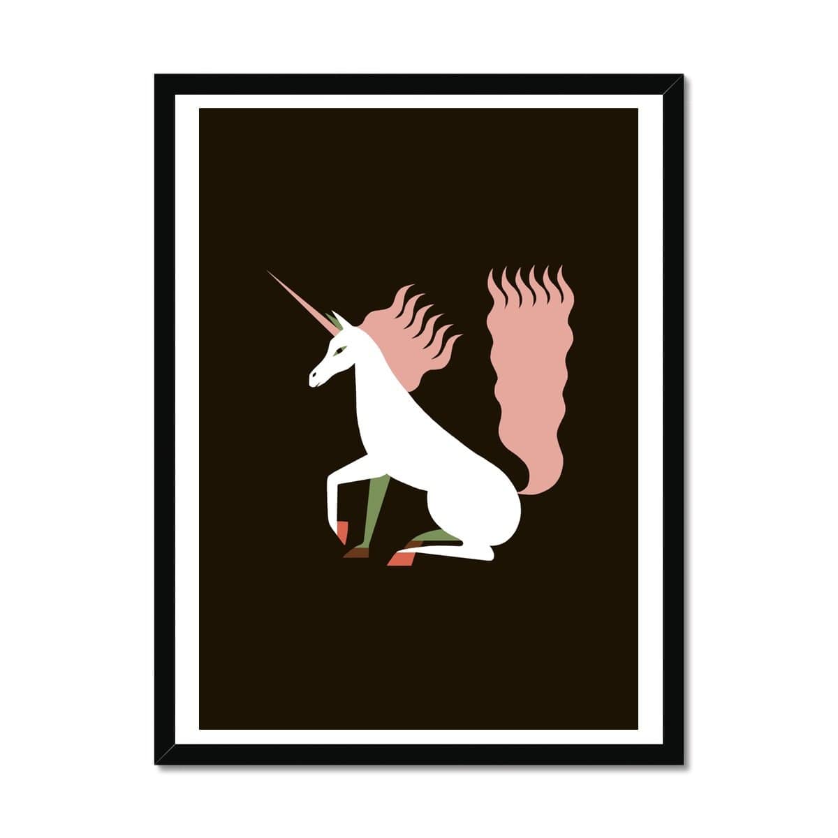 Prodigi Fine art 18"x24" / Black Frame Eleni Kalorkoti | Unicorn