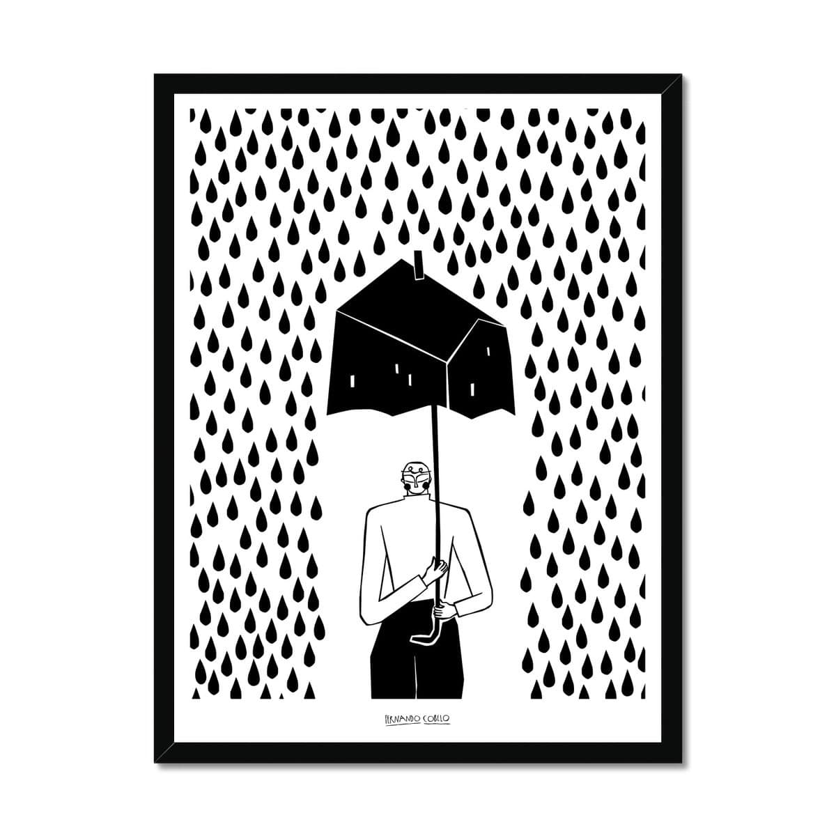 Prodigi Fine art 18"x24" / Black Frame Fernando Cobelo | Shelter