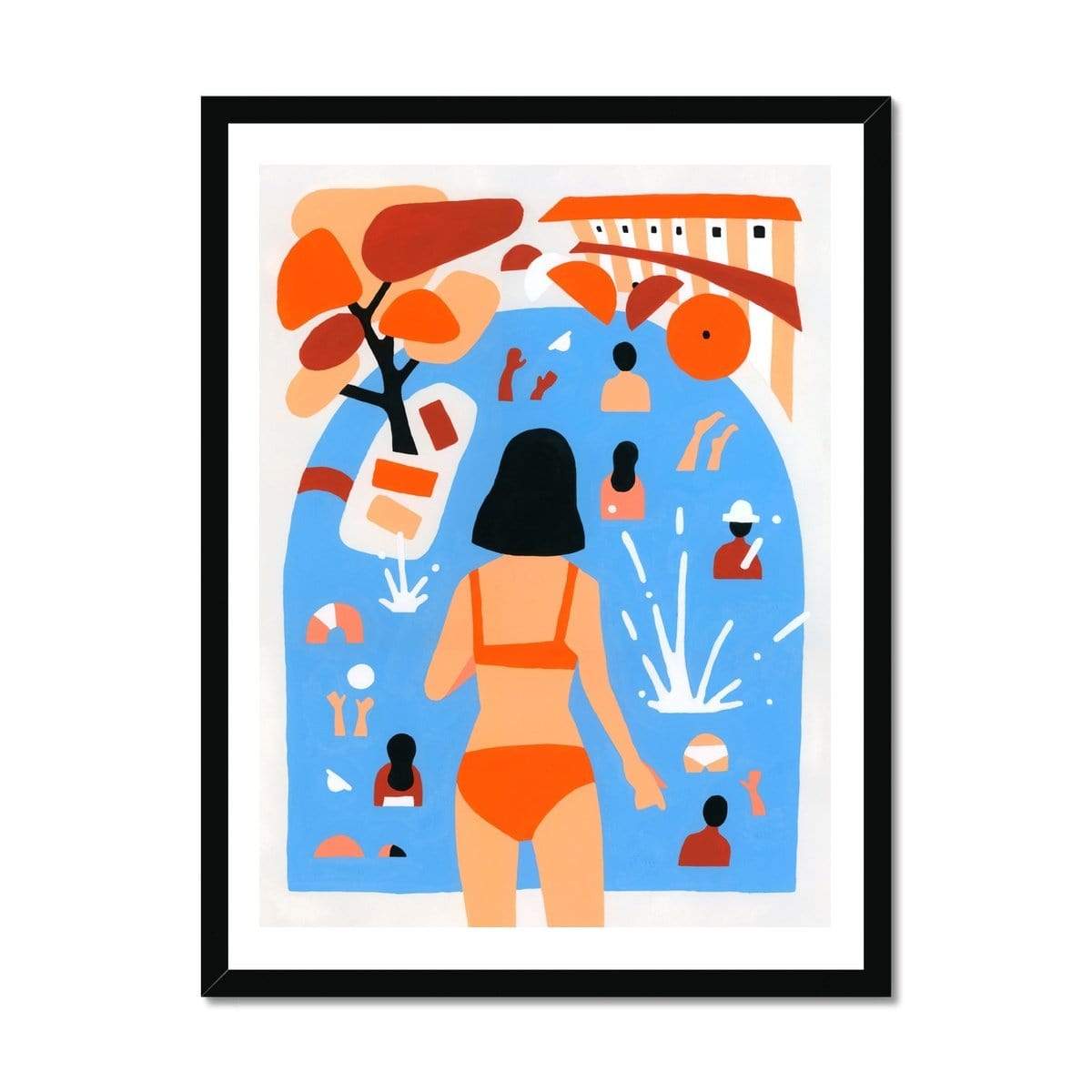 Prodigi Fine art 18"x24" / Black Frame Francesco Ciccolella | Bad Vöslau Framed Print