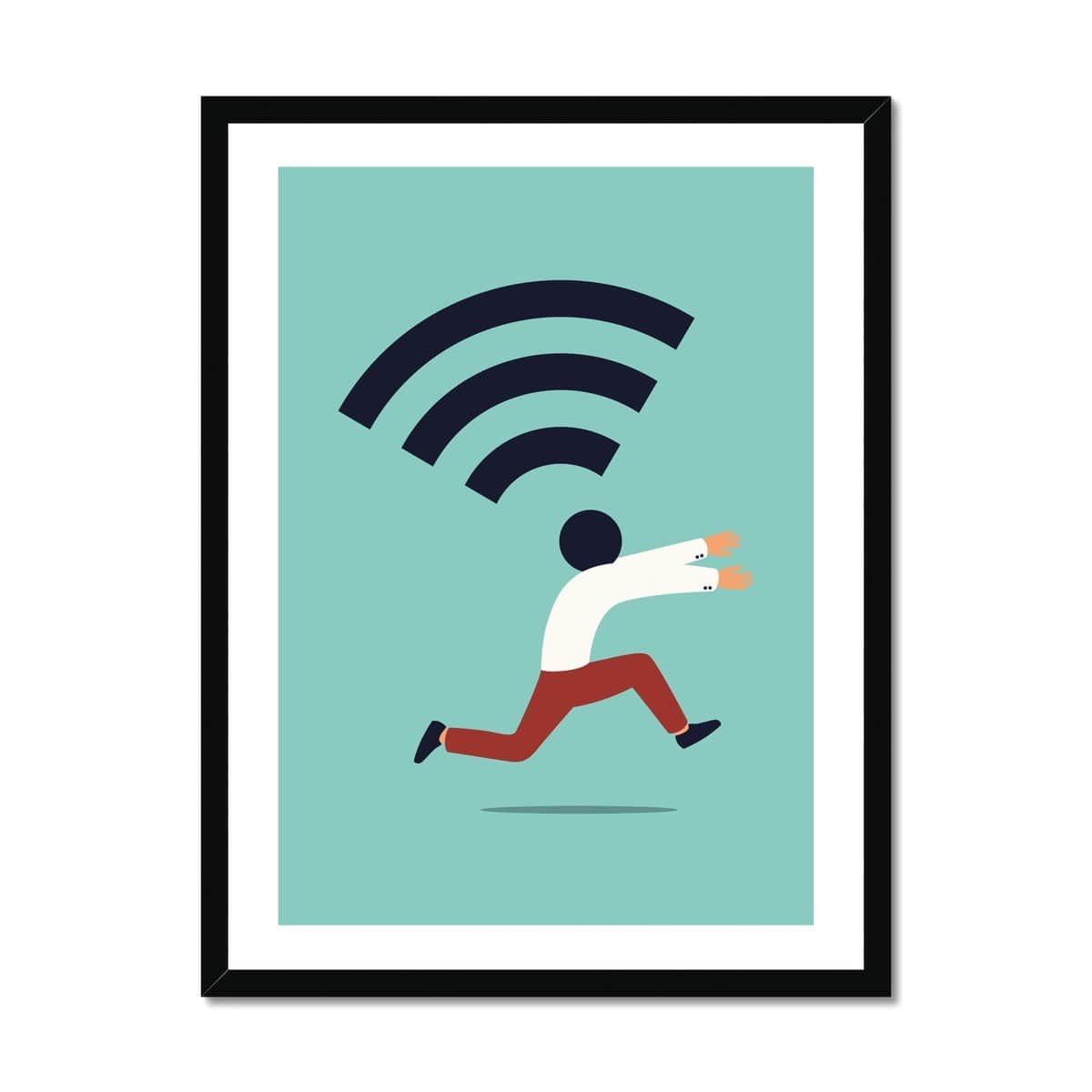 Prodigi Fine art 18"x24" / Black Frame Francesco Ciccolella | Digital Detox