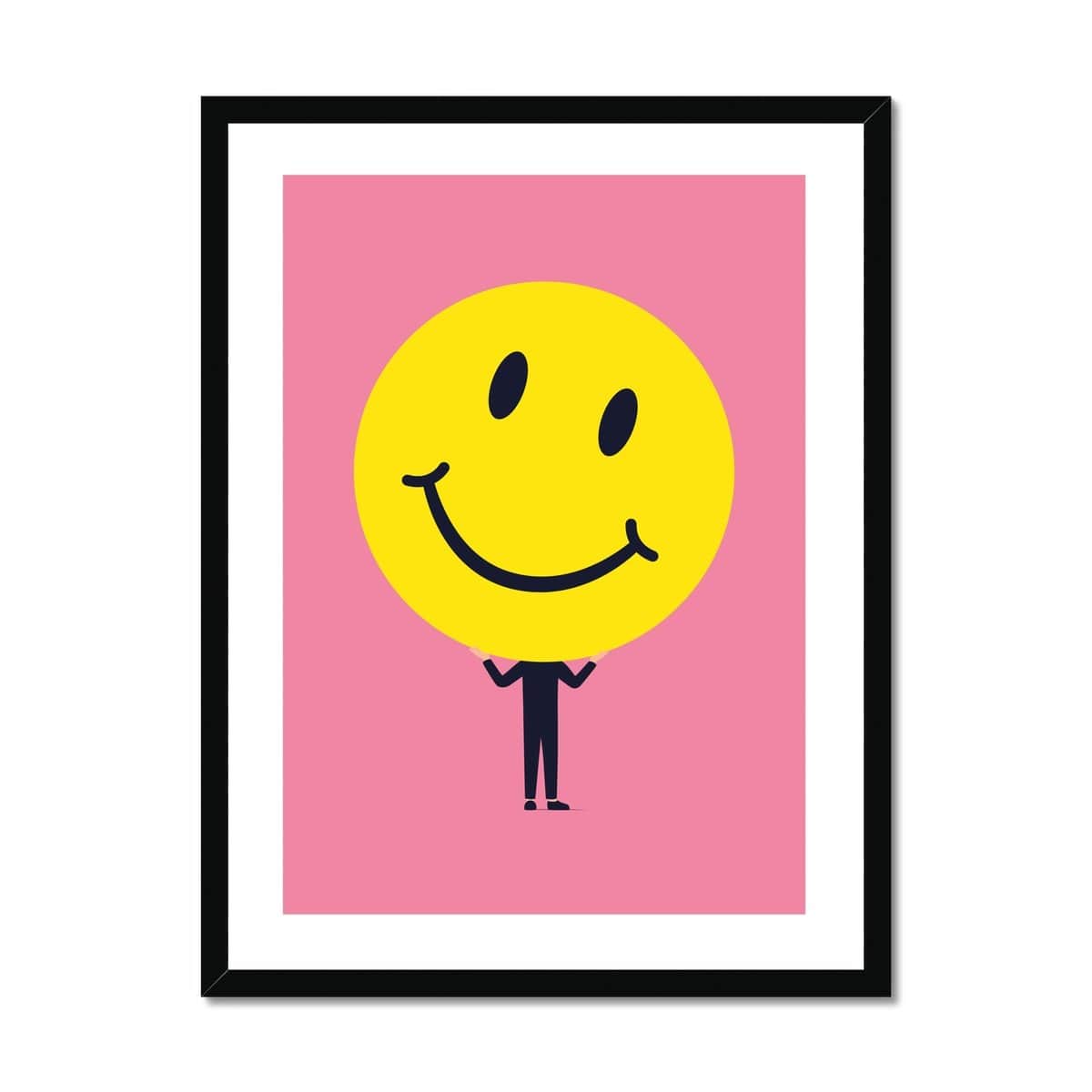 Prodigi Fine art 18"x24" / Black Frame Francesco Ciccolella | Happy Guy