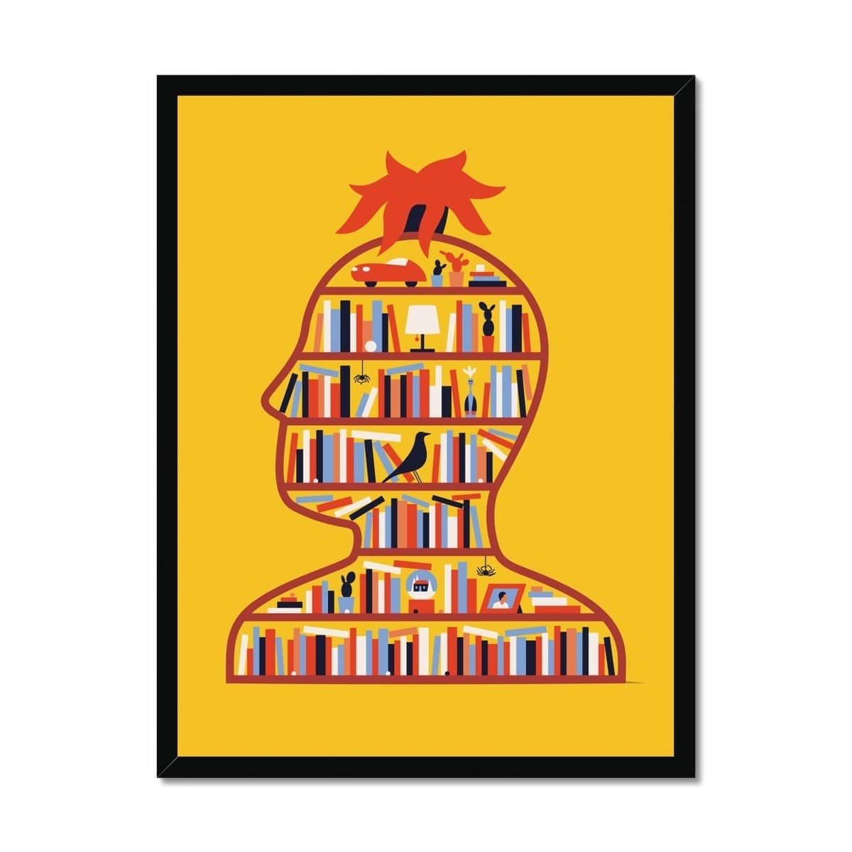 Prodigi Fine art 18"x24" / Black Frame Francesco Ciccolella | Head Number 3