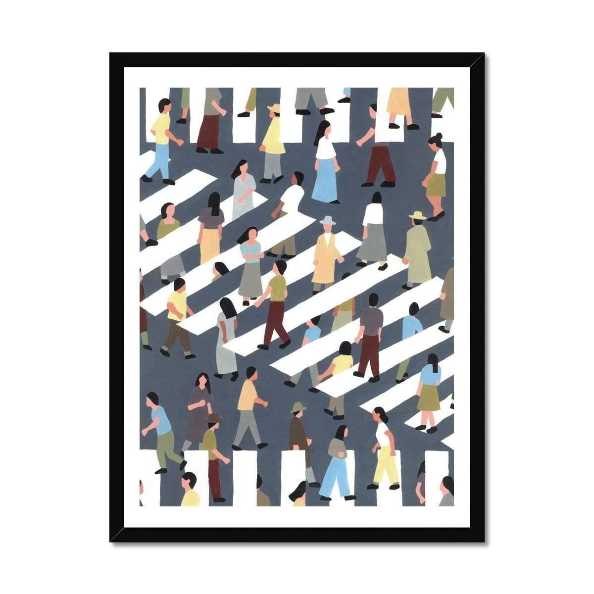 Prodigi Fine art 18"x24" / Black Frame Francesco Ciccolella | Shibuya Crossing