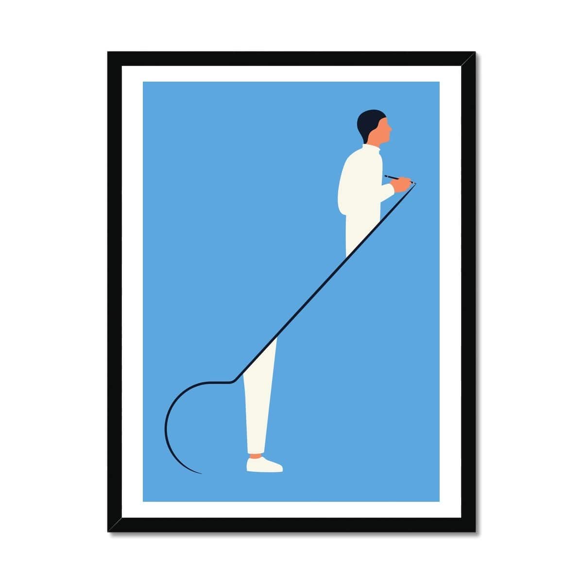 Prodigi Fine art 18"x24" / Black Frame Francesco Ciccolella | Thinking with the Hands: Number 1