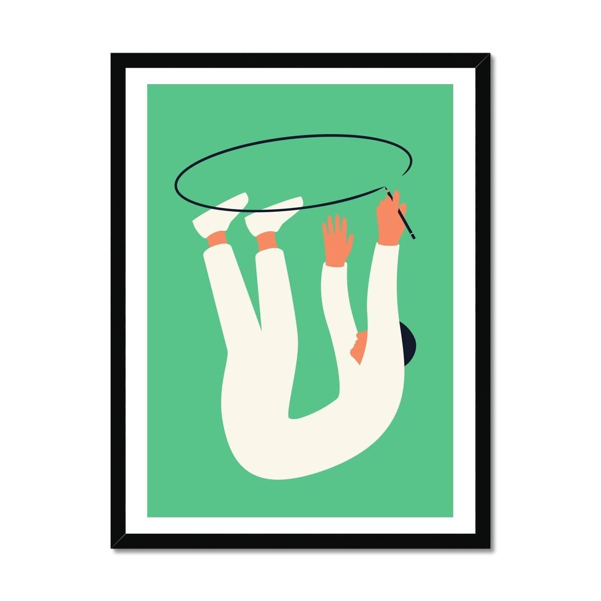 Prodigi Fine art 18"x24" / Black Frame Francesco Ciccolella | Thinking with the Hands: Number 3