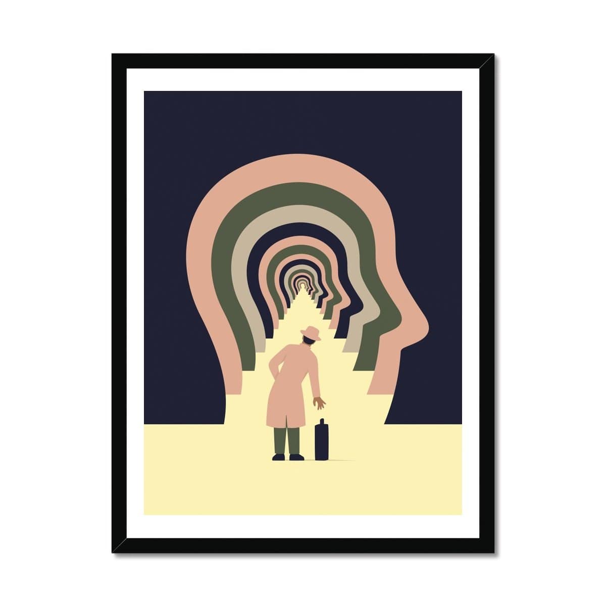 Prodigi Fine art 18"x24" / Black Frame Francesco Ciccolella | Travel Opens The Mind