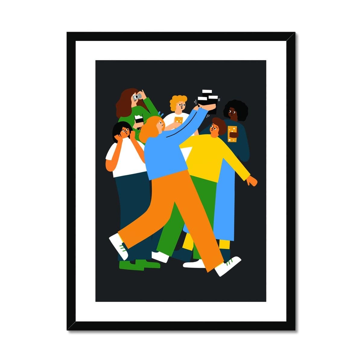 Prodigi Fine art 18"x24" / Black Frame Fuchsia MacAree | Careful