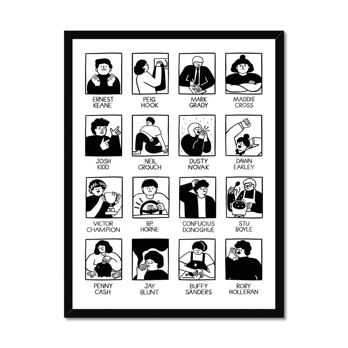 Prodigi Fine art 18"x24" / Black Frame Fuchsia MacAree | Guy Chapman