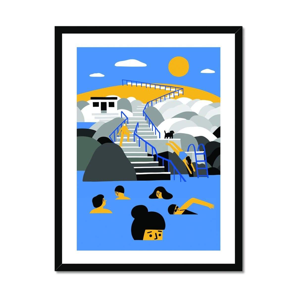 Prodigi Fine art 18"x24" / Black Frame Fuchsia MacAree | Vico