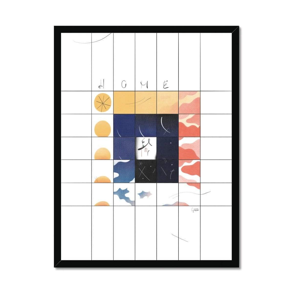 Prodigi Fine art 18"x24" / Black Frame Gizem Vural | Home