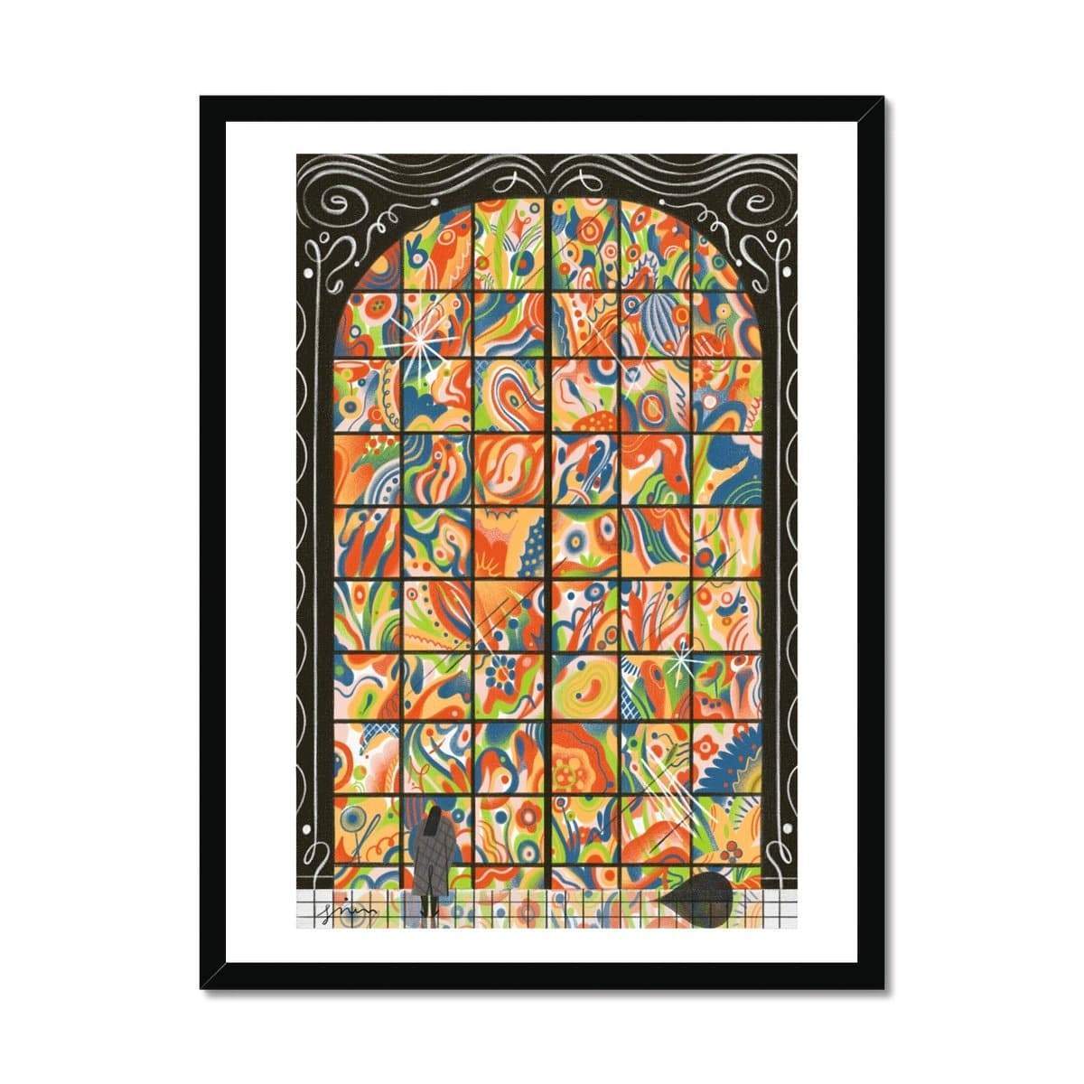 Prodigi Fine art 18"x24" / Black Frame Gizem Vural | Peeking at Spring