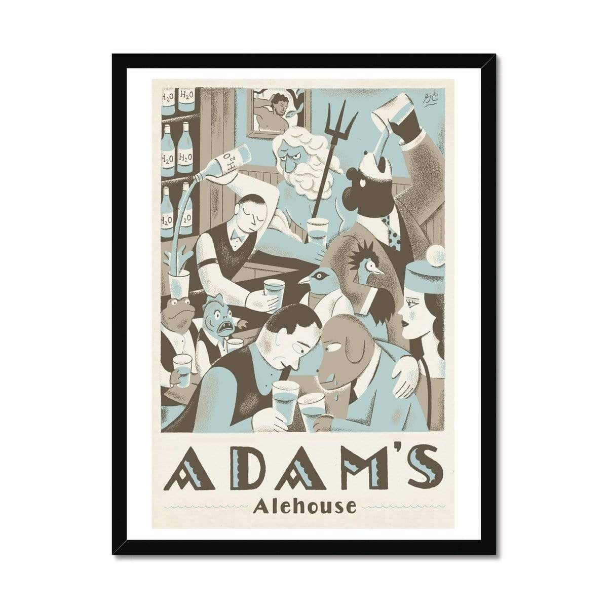 Prodigi Fine art 18"x24" / Black Frame Greg Clarke | Adam's Ale House
