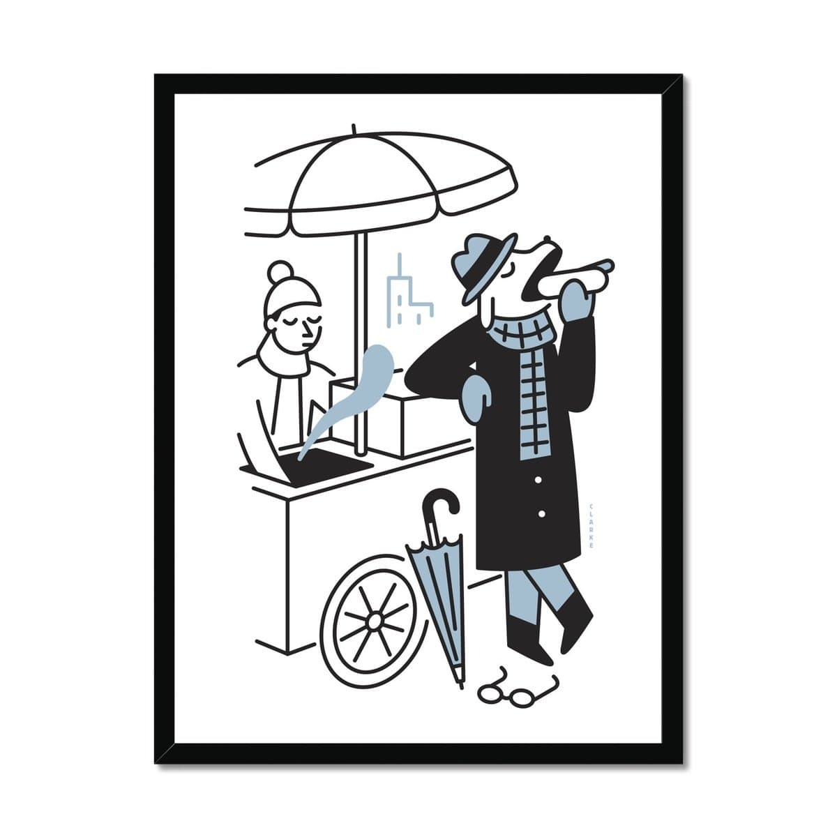 Prodigi Fine art 18"x24" / Black Frame Greg Clarke | Hot Dog