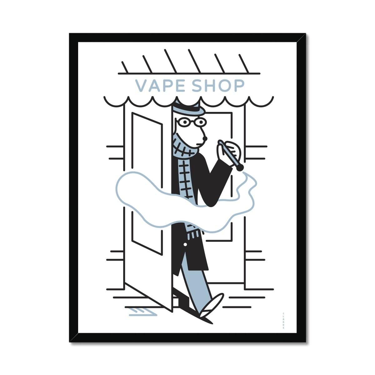 Prodigi Fine art 18"x24" / Black Frame Greg Clarke | Vape Dog