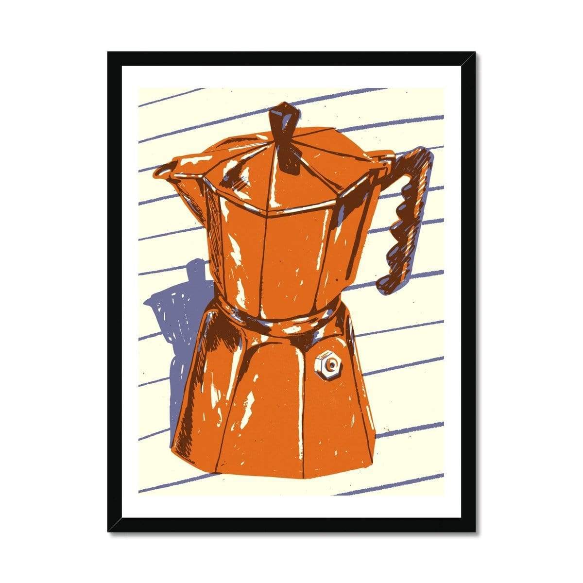 Prodigi Fine art 18"x24" / Black Frame Harry Tennant | Coffee Pot