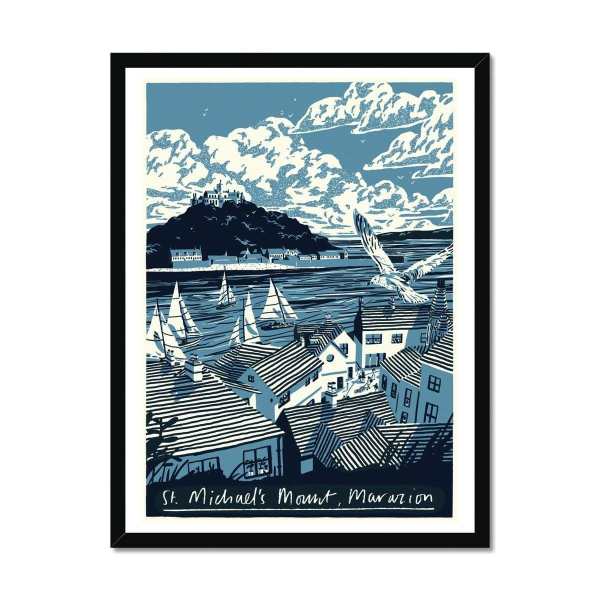 Prodigi Fine art 18"x24" / Black Frame Harry Tennant | Marazion