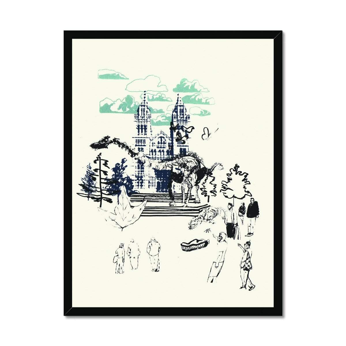 Prodigi Fine art 18"x24" / Black Frame Harry Tennant | Museum