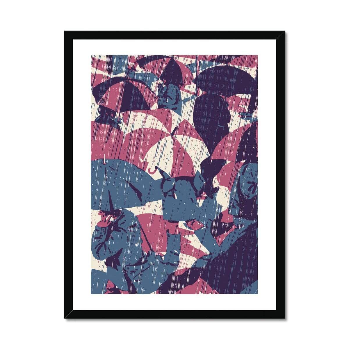 Prodigi Fine art 18"x24" / Black Frame Harry Tennant | Rain