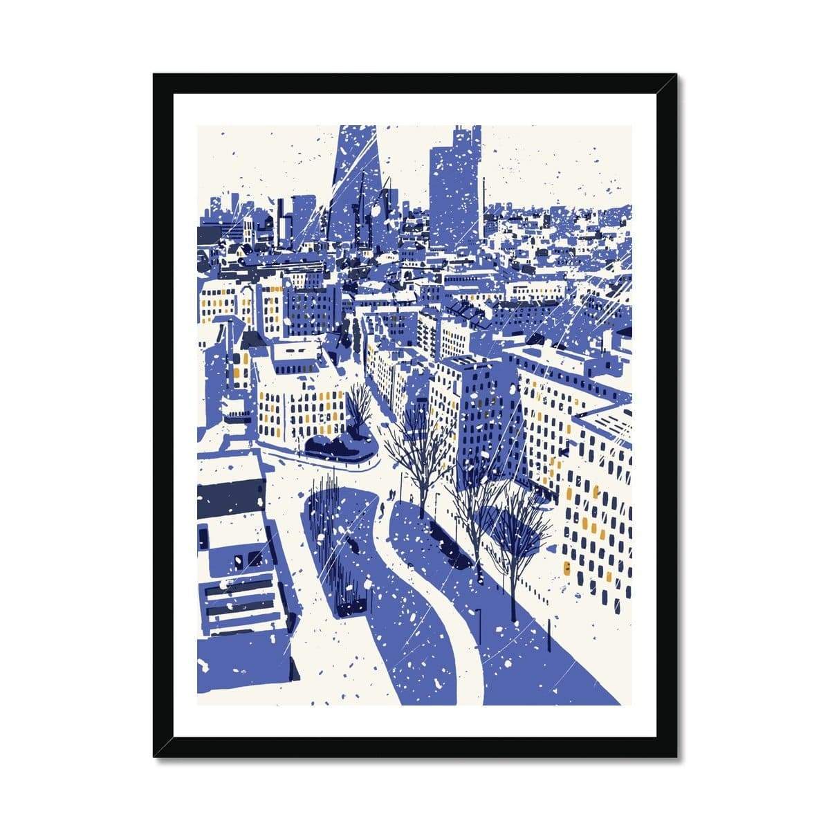 Prodigi Fine art 18"x24" / Black Frame Harry Tennant | Snowy London