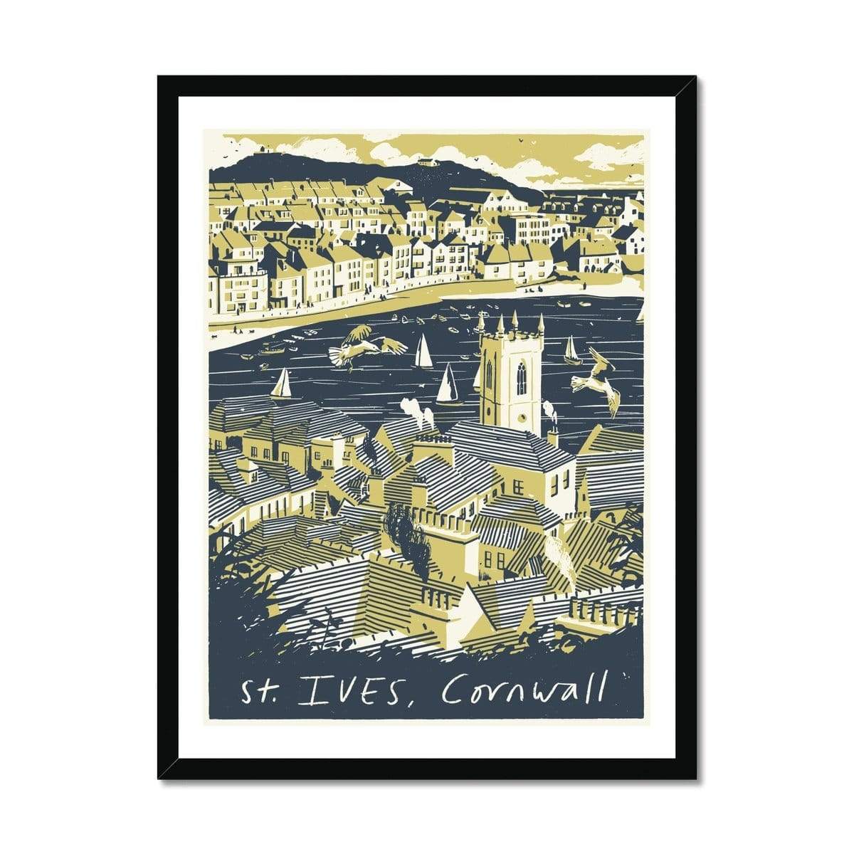 Prodigi Fine art 18"x24" / Black Frame Harry Tennant | St. Ives